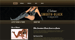 Desktop Screenshot of celine-smoothblackescort.com